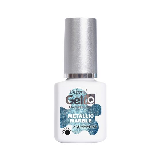 Gel iQ Effect LE Metallic Marble Aquamarine