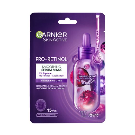 SkinActive Pro-Retinol Smoothing Serum Sheet Mask Original
