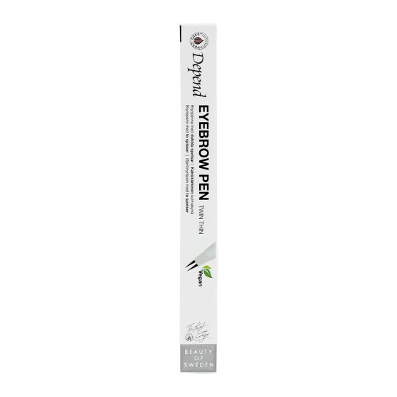 Eyebrow Pen Twin Thin Ebony