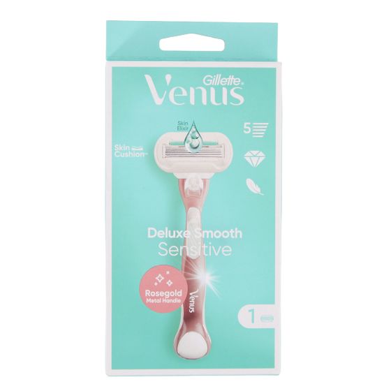 Venus Sensitive Barberhøvel Rose Gold+1Blad Original