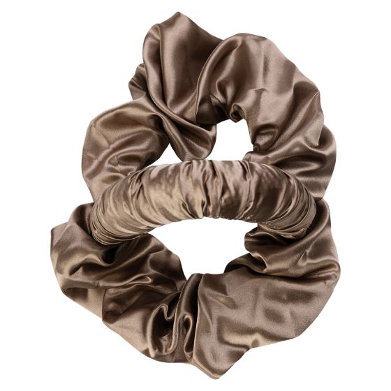 Schrunchie heatless curler satin Beige