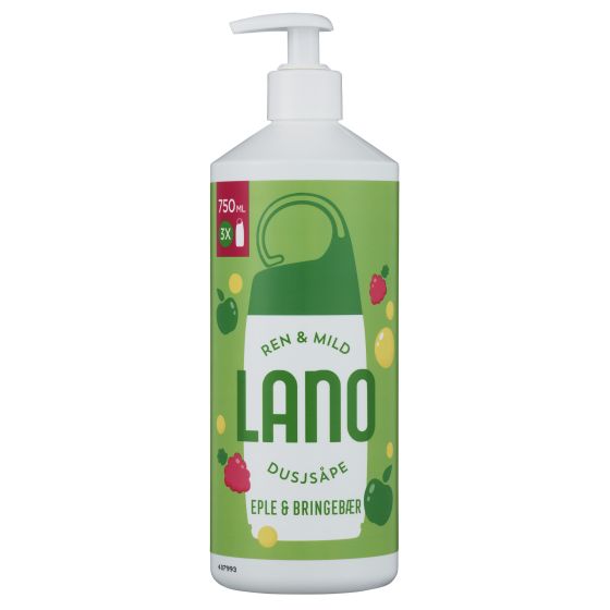 Eple & Bringebær Dusjsåpe 750ml Original