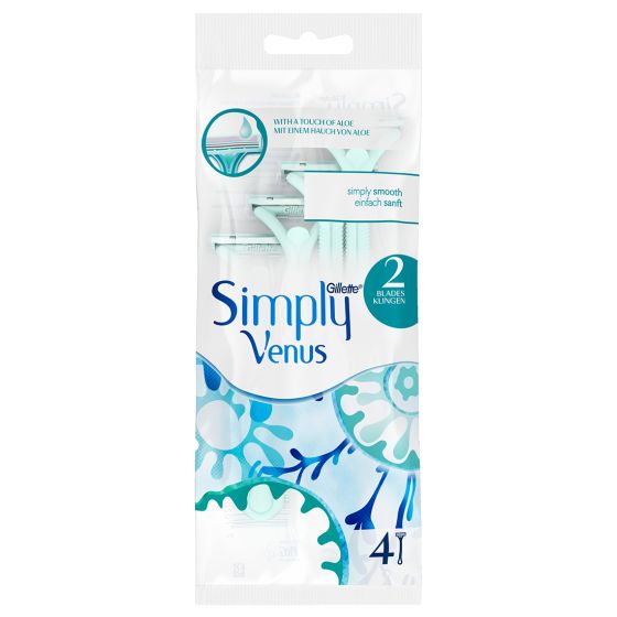 Gillette Simply Venus 2 -4ct original