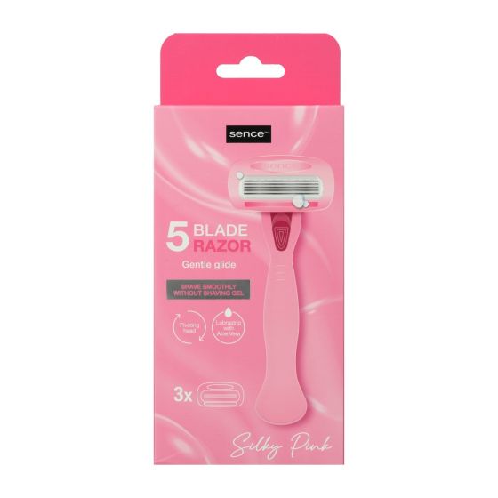 Sence Razors 1st Triple Blades og 3 påfyll for dame standard