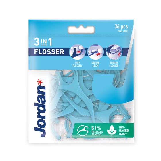 3-In-1 flosser tanntråd