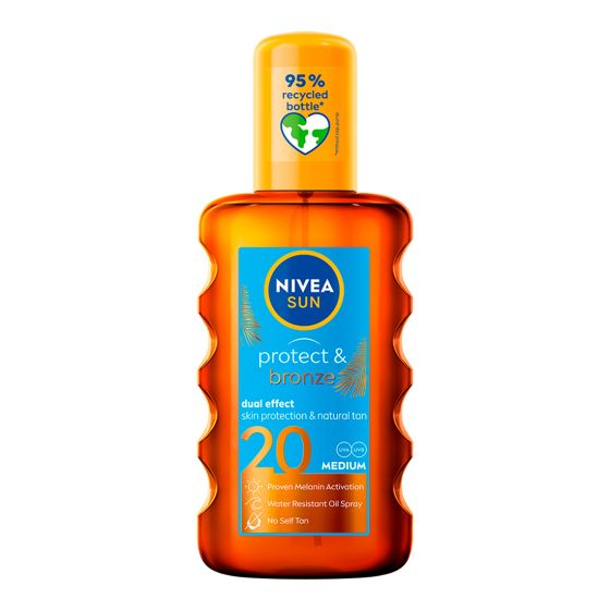 Nivea sun Protect & Bronze Oil Spray SPF20 200ml spf 20