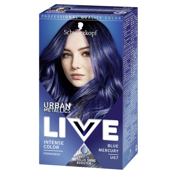 Schwarzkopf LIVE XXL Urban Metallic 67 blue mercury