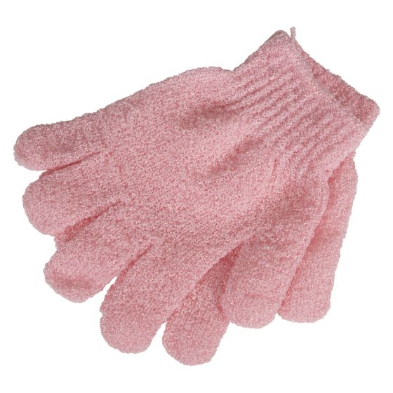 Skrubbhansker rosa