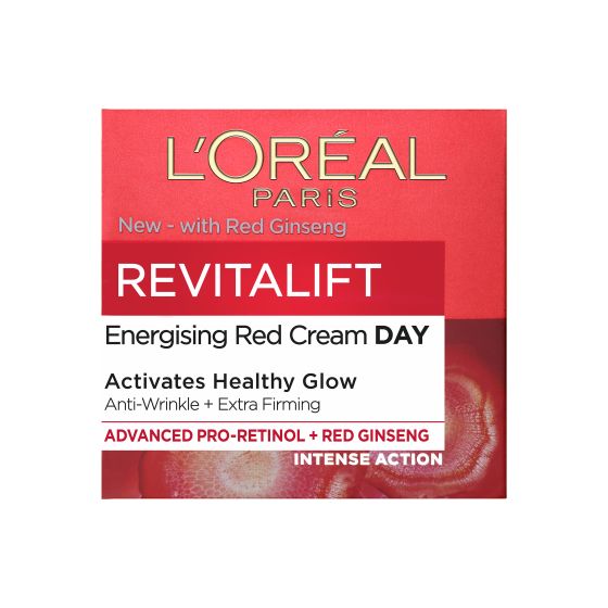 L'Oreal Paris Revitalift Energising Red Cream Day day