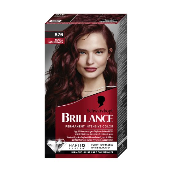Schwarzkopf Brillance permanent hårfarge brillance 876 n mahogany