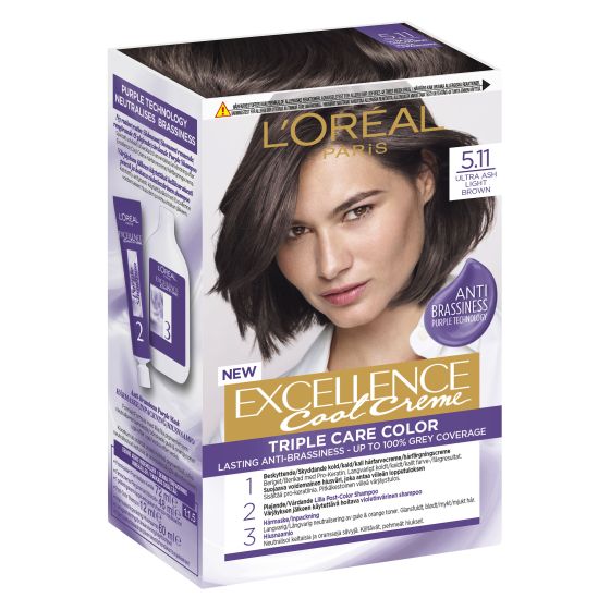 L'Oreal Paris Exellence 5.11 ultra ash light brown