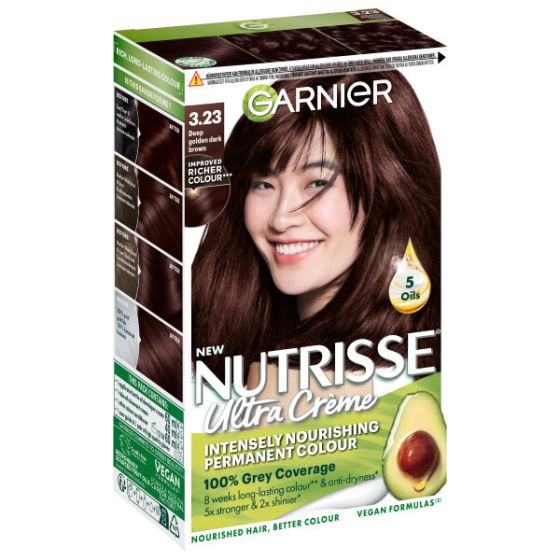 Garnier Nutrisse hårfarge 3.23/3 brun f.dore irise