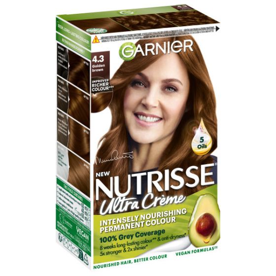 Garnier Nutrisse hårfarge 4.3 capuccino