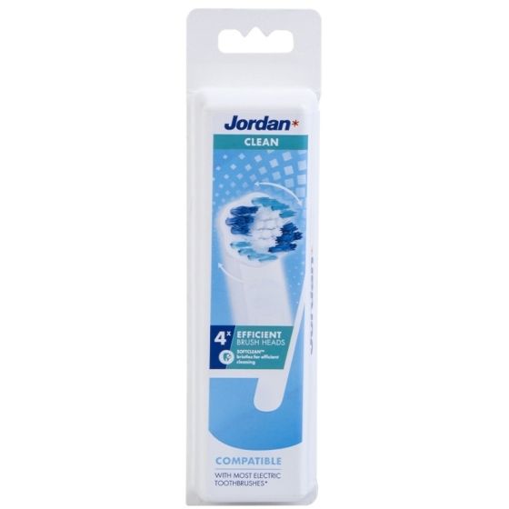 Jordan Clean Brush heads 4 pack clean