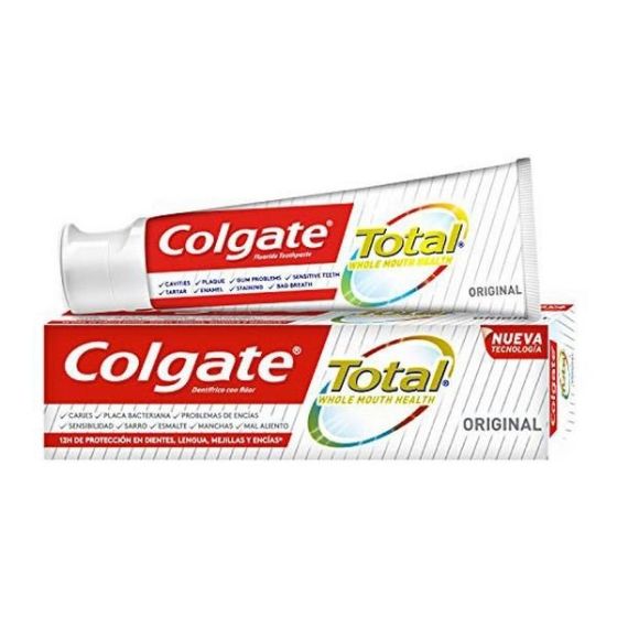 Colgate Tannkrem Total Original/Whitening mix original