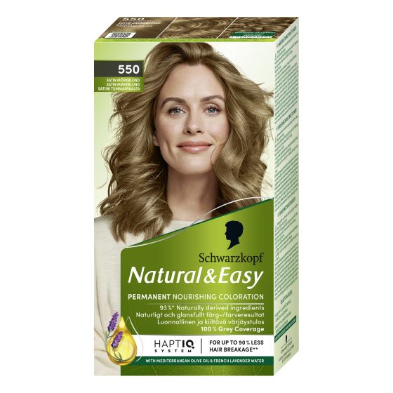 Schwarzkopf Natural & Easy hårfarge 550 satin darkblond