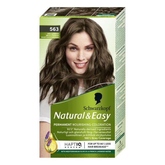 Schwarzkopf Natural & Easy hårfarge 563 nude light brown