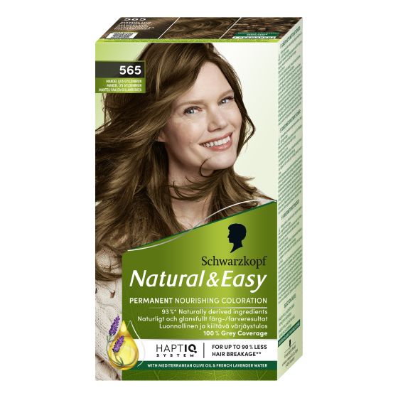 Schwarzkopf Natural & Easy hårfarge 565 almolightgoldbrown