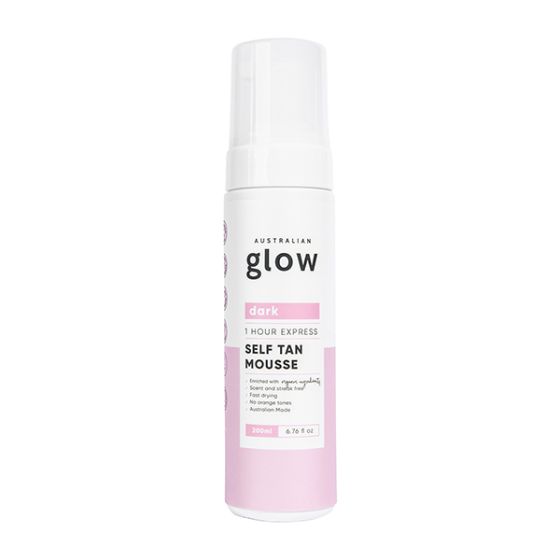 Australian Glow One Hour Express Self Tanning Mousse-dark dark
