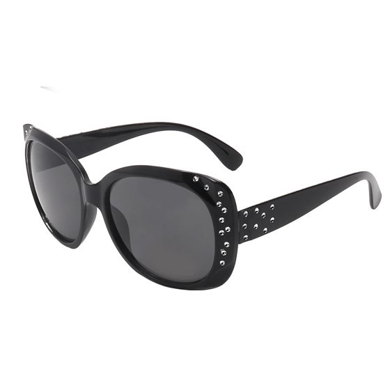 Solbrille Dame med steiner sort