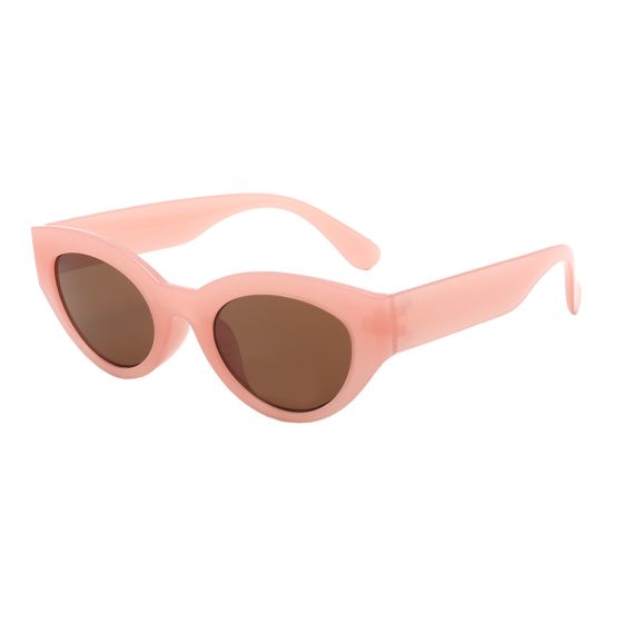 Solbrille Dame Oval rosa