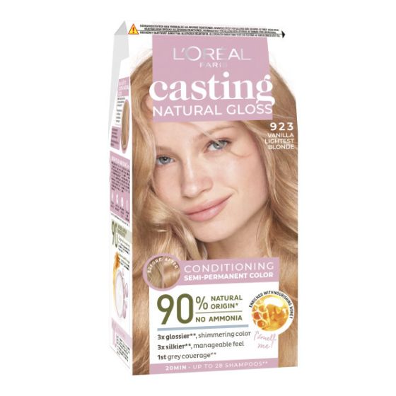 Casting Creme Natural Gloss 923-latte light blonde.