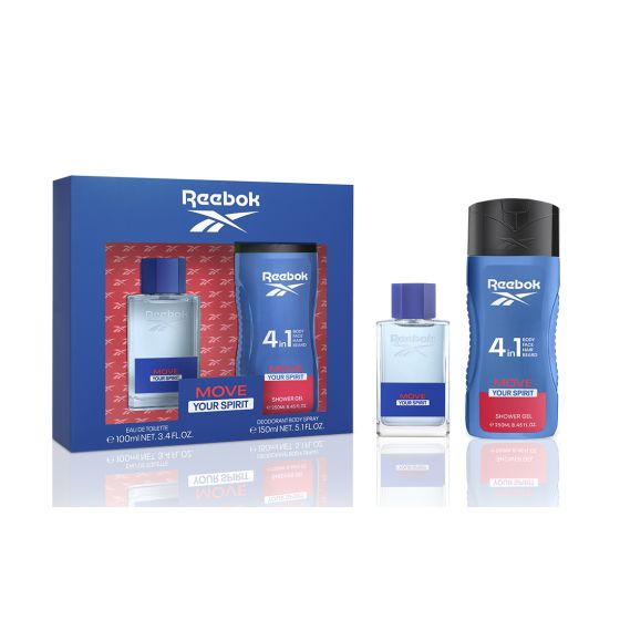 Reebok Move Gavesett til Herre Edt 50 ml & Shower Gel original.