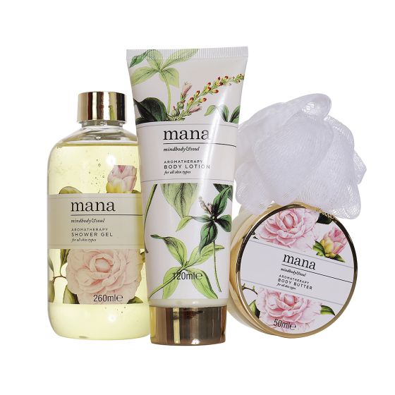 Mana Bath & Body 4 pc Gavesett ingen.