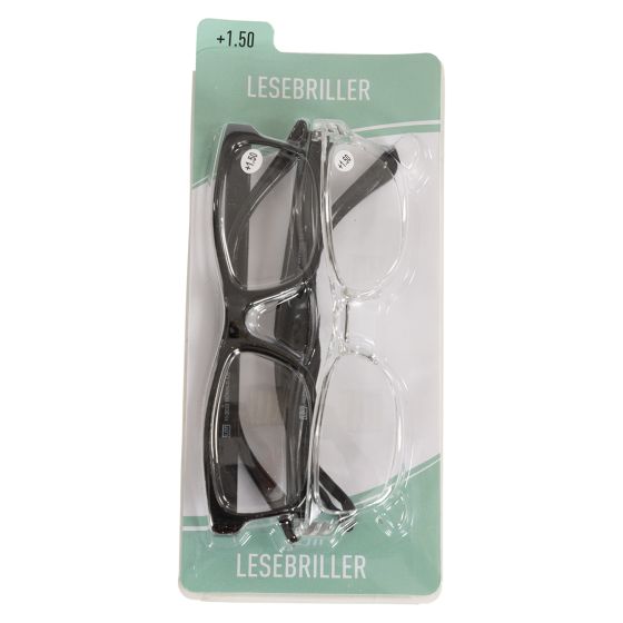Lesebriller 2 pk