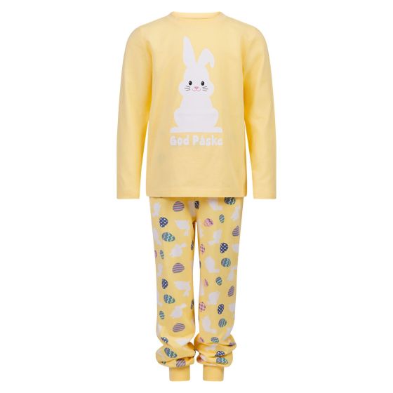 Pyjamas sett påske barn Gul