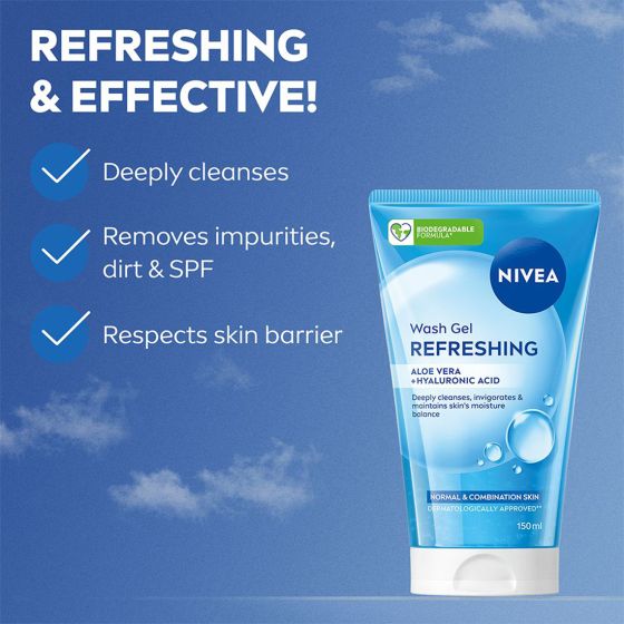 Daily Essentials Refreshing Gel Vitamin E & Hydra IQ