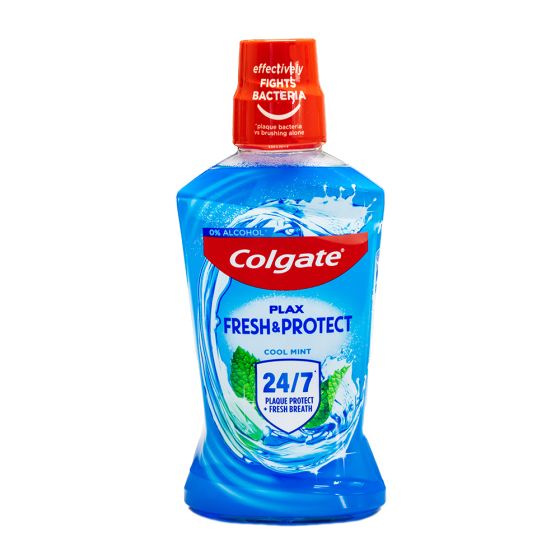 Colgate munnskyll multi plax blå 500ml cool mint