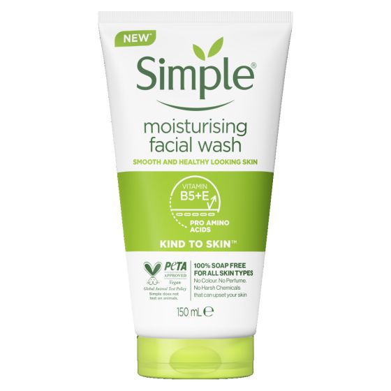 Simple Moist Foaming facial wash original
