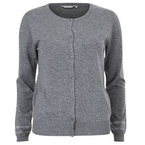 Lifetime cardigan med lurex detaljer gråmelert