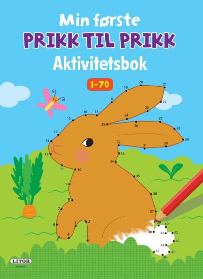 Aktivitetsbok prikk til prikk 1-70 original.