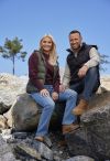 Lightweight vest med hette Oliven