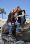 Lightweight vest med hette Oliven