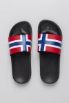Slippers Norge Rød-hvit-blå