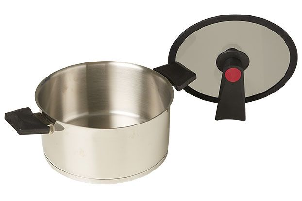 Kasserolle med lokk 4L metall