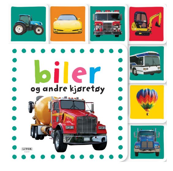 Pekebok Biler og andre kjøretøy med register original
