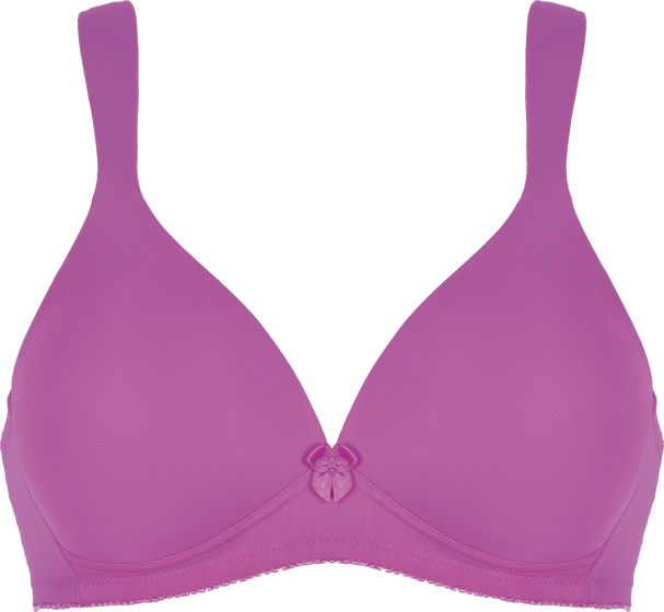 Vega soft-bh med padding Mørkerosa