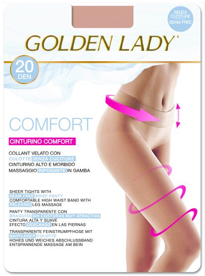 Comfort 20den Strømpebukse Brun