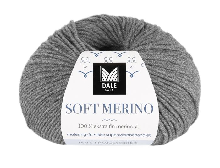 Soft Merino 3003 Grå. melert