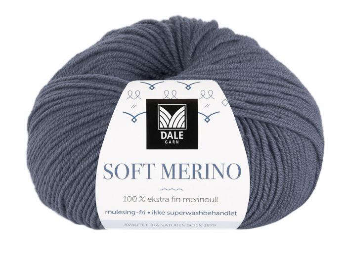 Soft Merino 3014 Mørk gråblå