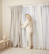 Sydnes lystett gardin Beige