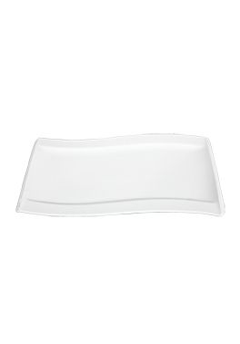 Living Square serveringsfat 23x38cm hvit