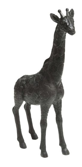 Girafffigur 25cm sort sort