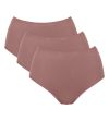 Sloggi GO Daily Cotton Highwaist 3P Kakao
