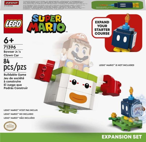 LEGO Super Mario Ekstrabanesettet Bowser Jr. med Clown Car 71396