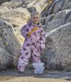 Kids World hel regndress med flott pinnsvinmotiv. Fôret. rosa